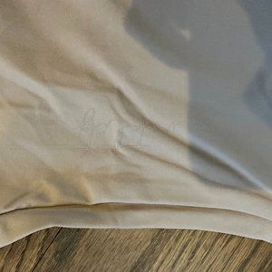 Tan/Grey Athletic Crop Top